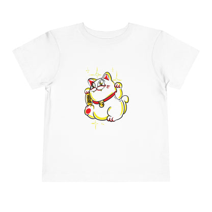 Lucky Cat Toddler Short Sleeve Tee