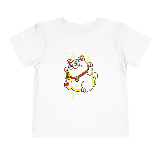 Lucky Cat Toddler Short Sleeve Tee
